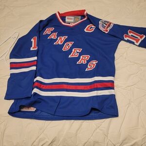 1994 NYR STANLEY CUP JERSEY # 11 MARK MESSIER